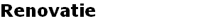 Renovatie